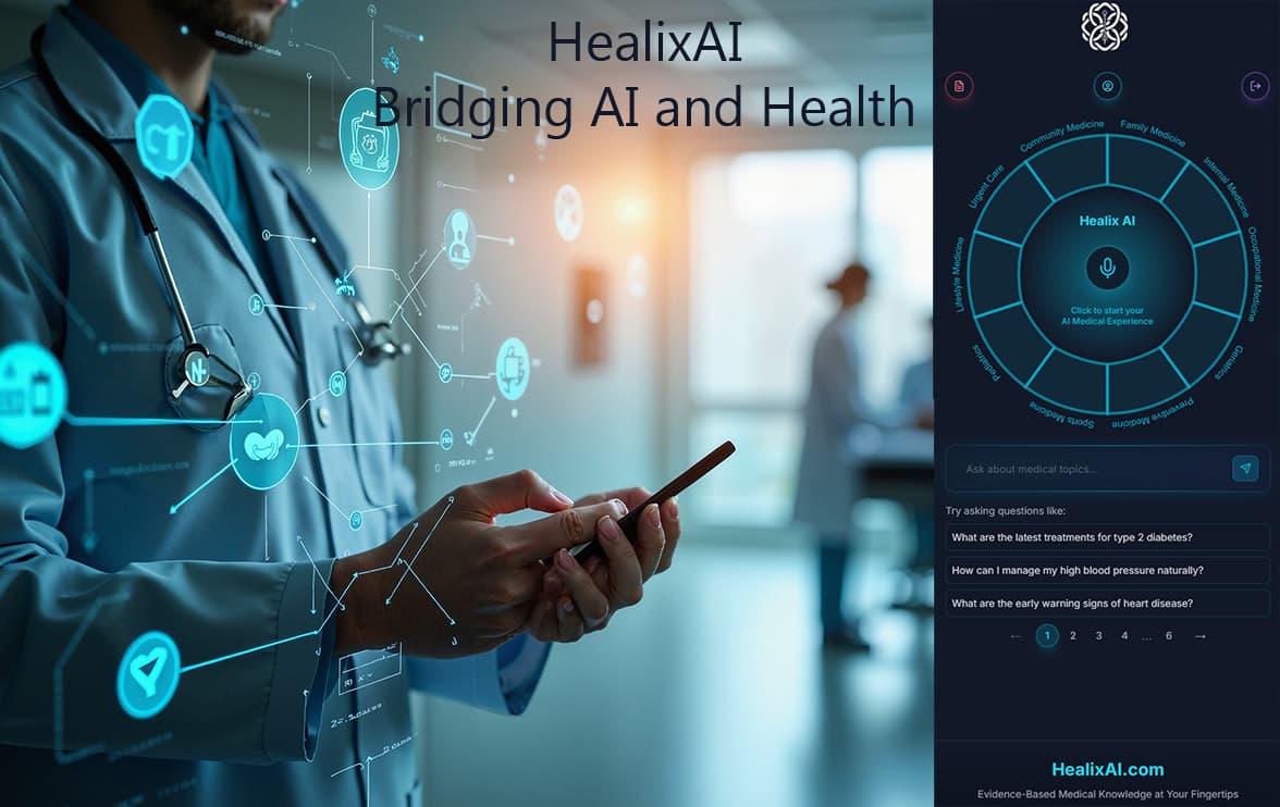 Physician using HealixAI