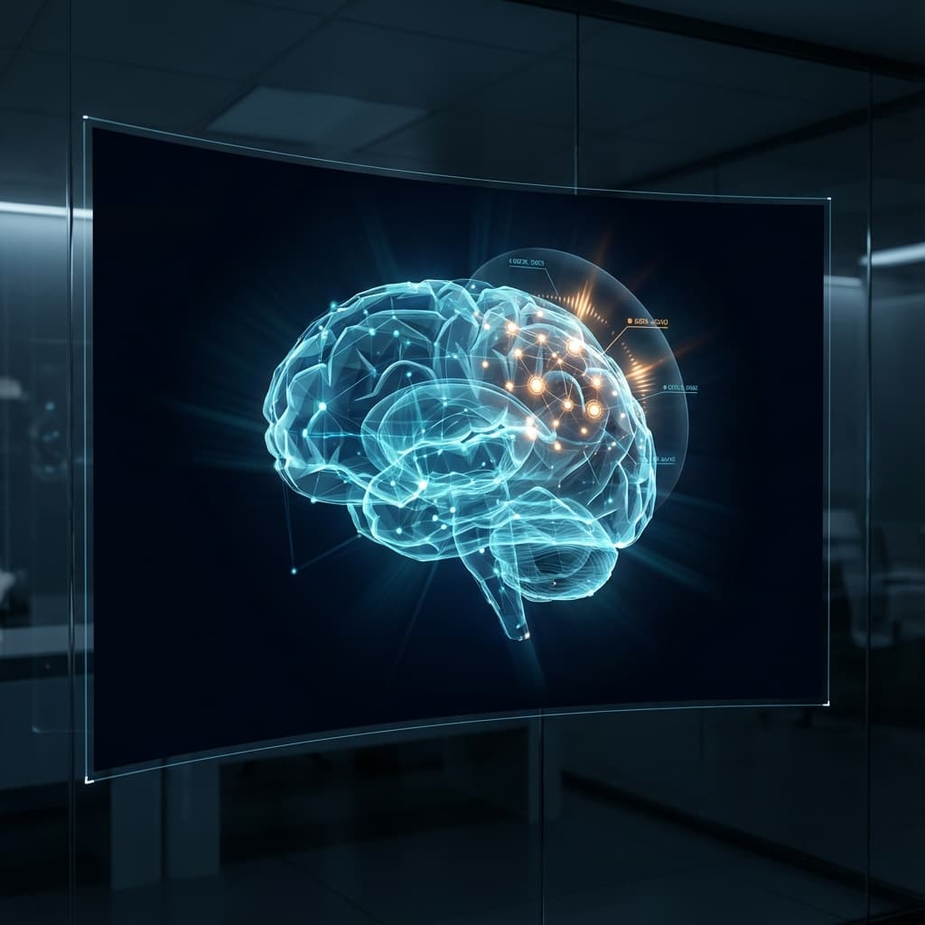 Abstract neural visualization of anxiety