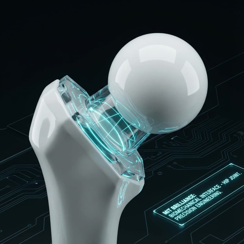 Medical hip joint model visualization