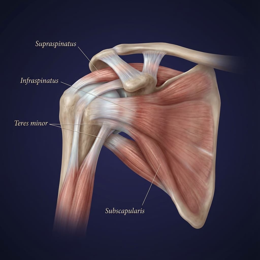 Shoulder anatomy visualization