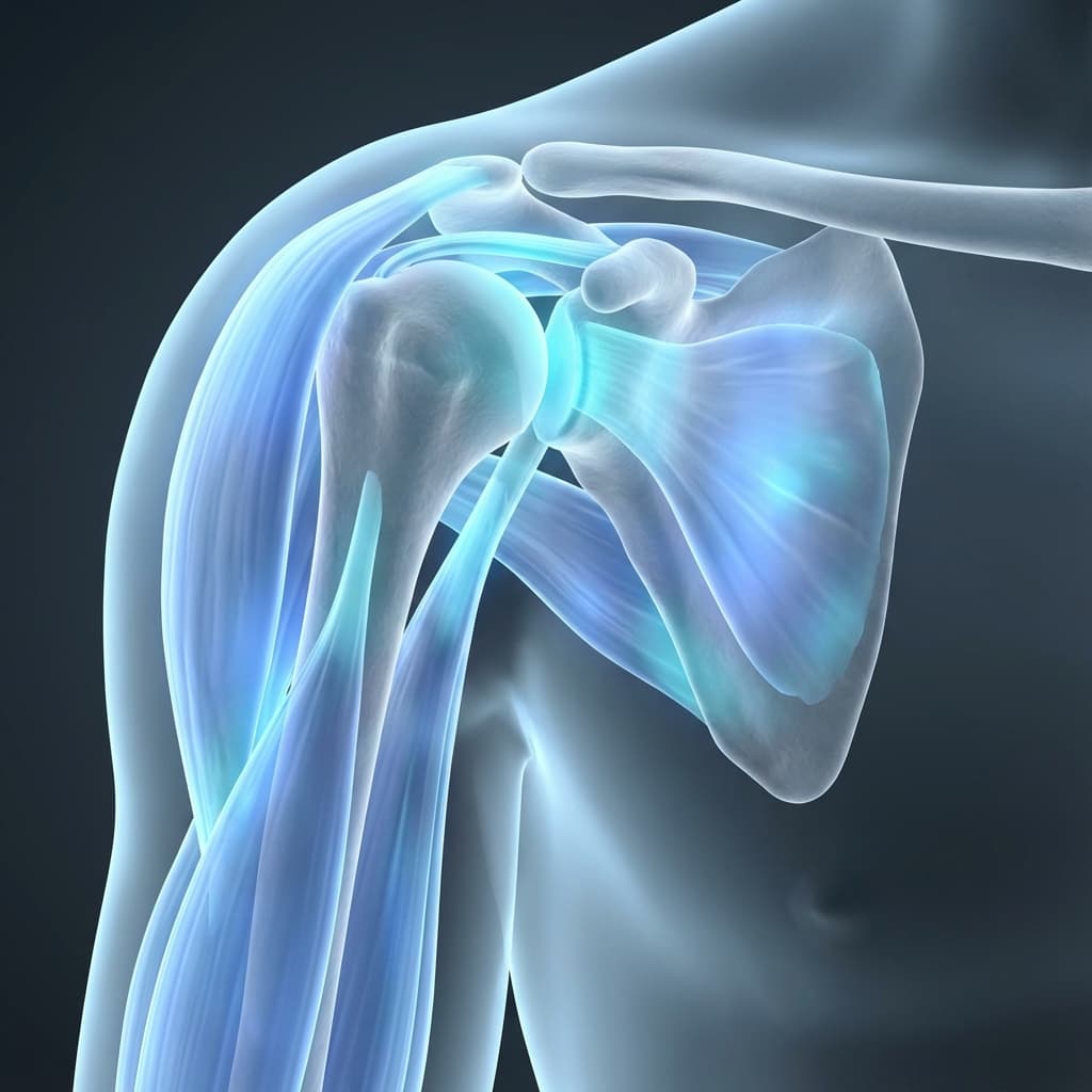 Shoulder anatomy visualization