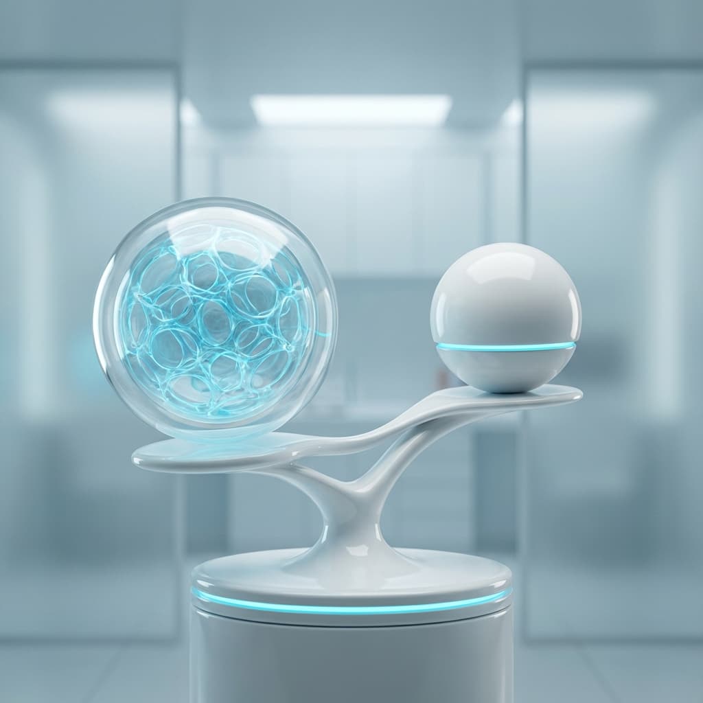 Abstract medical visualization of healthy metabolism