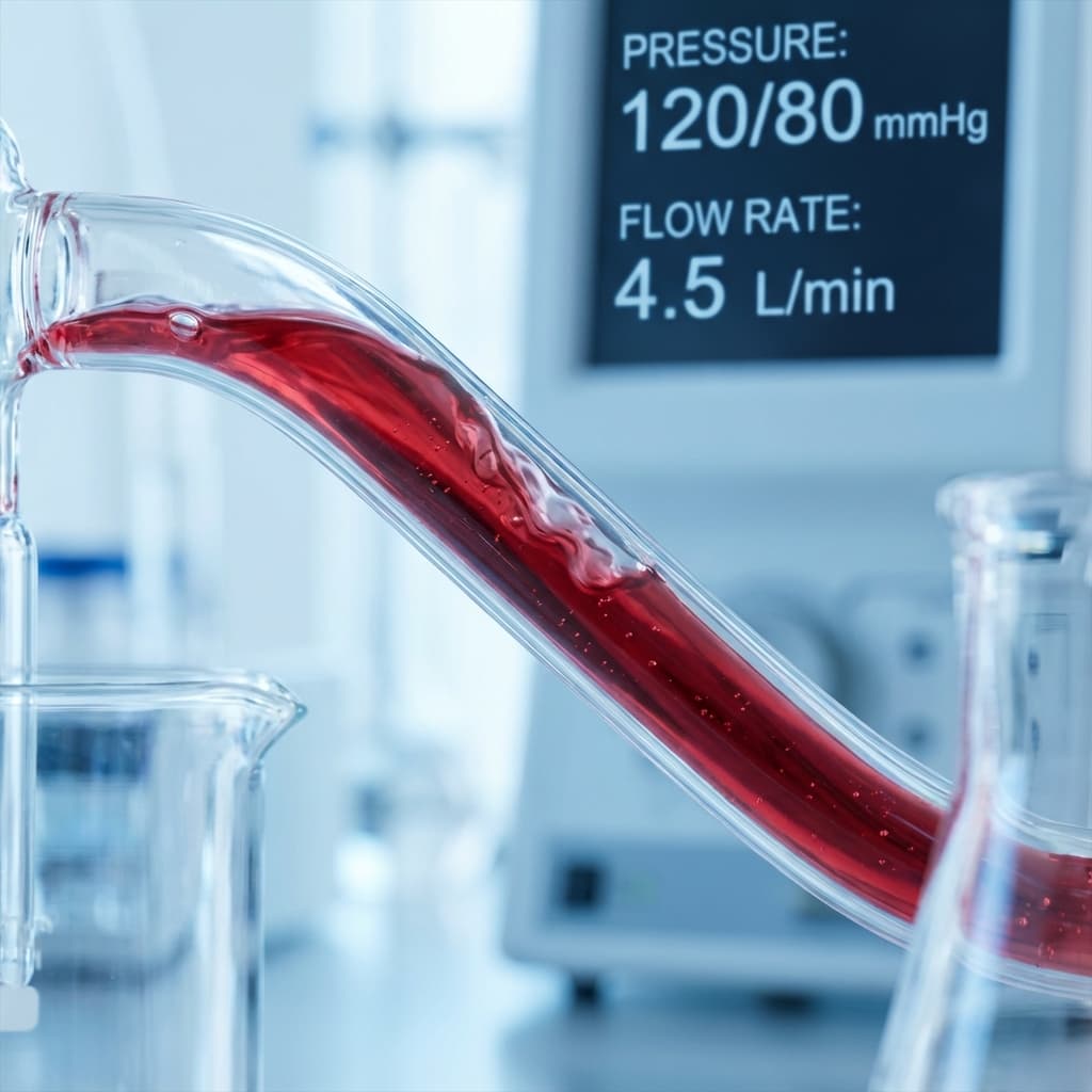 Blood pressure flow visualization